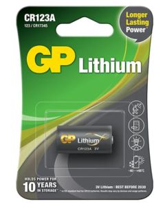 סוללות ליתיום GP Lithium Battery CR123A 3V