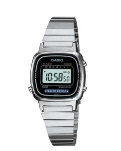 CASIO LA-670WA שעון יד דיגיטלי כסוף קאסיו 