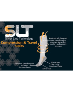 APRIL TEX Compression& Travel Socks גרבי לחץ לטיסה 